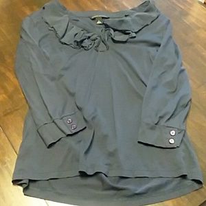 Banana republic 3/4 length small navy top